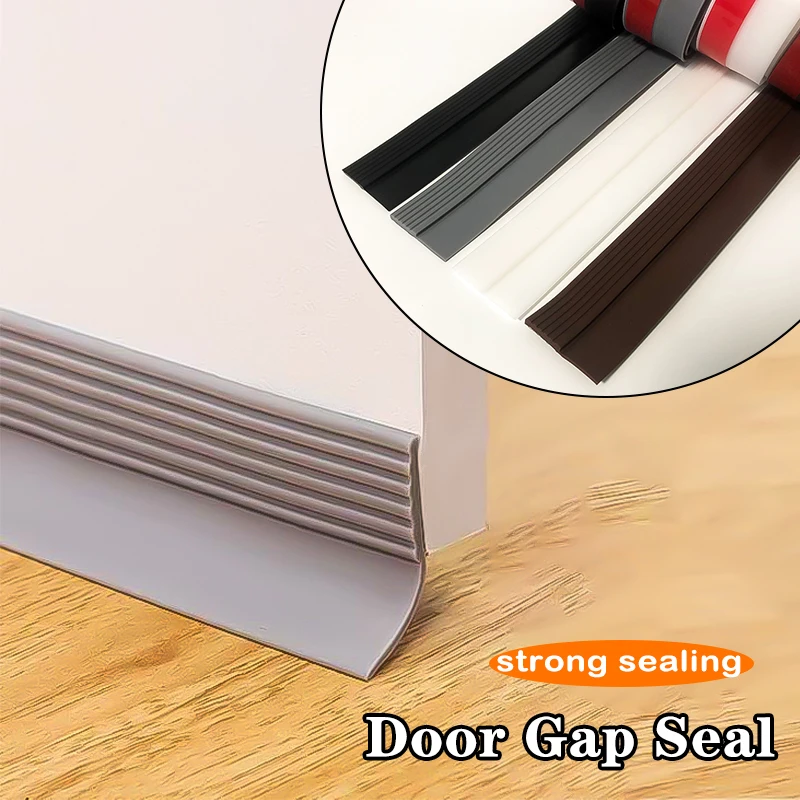 Самоклеящееся нижнее уплотнение двери, полоса TPE 20/35 мм, 1 м — общая защита от сквозняков, пыли, воды, насекомых и шума. Энергосбережение