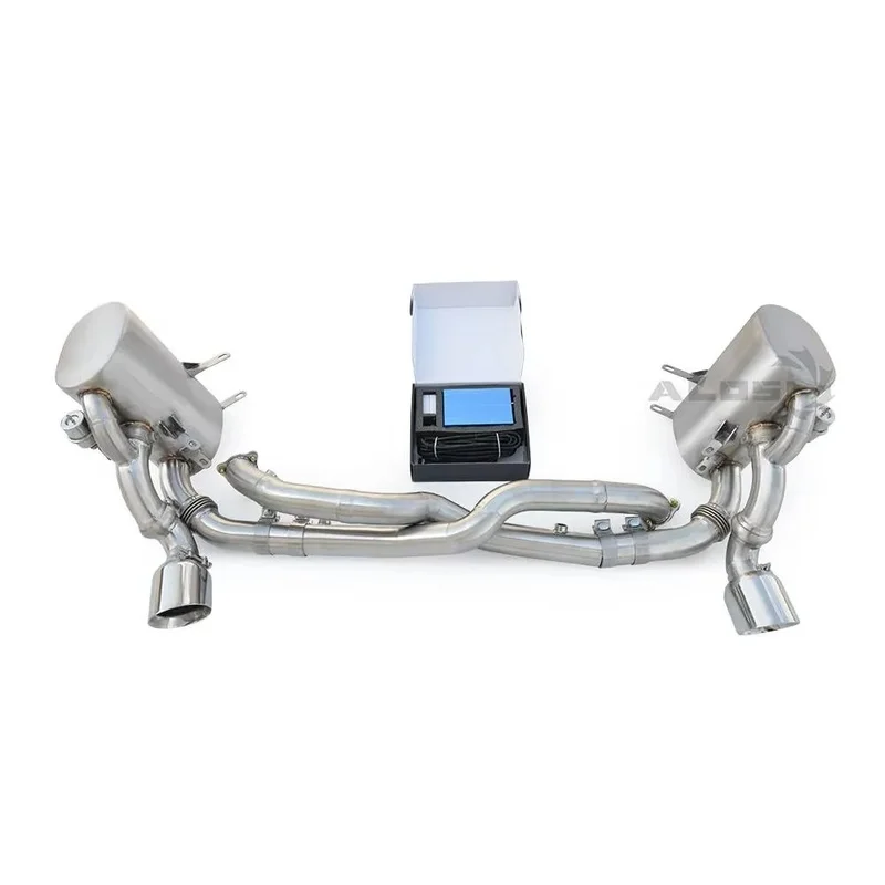 SS304 Center Exit GT3 Style Bolt On Catback Exhaust for Porsche 996 1997-2004 3.4L 3.6L Deep Tone Performance Tuning System