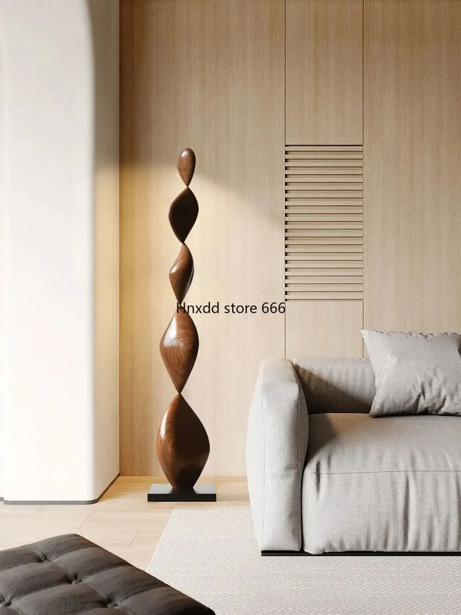 Floor-to-ceiling ornaments Staircase entrance Vertical height ornaments Art sculpture