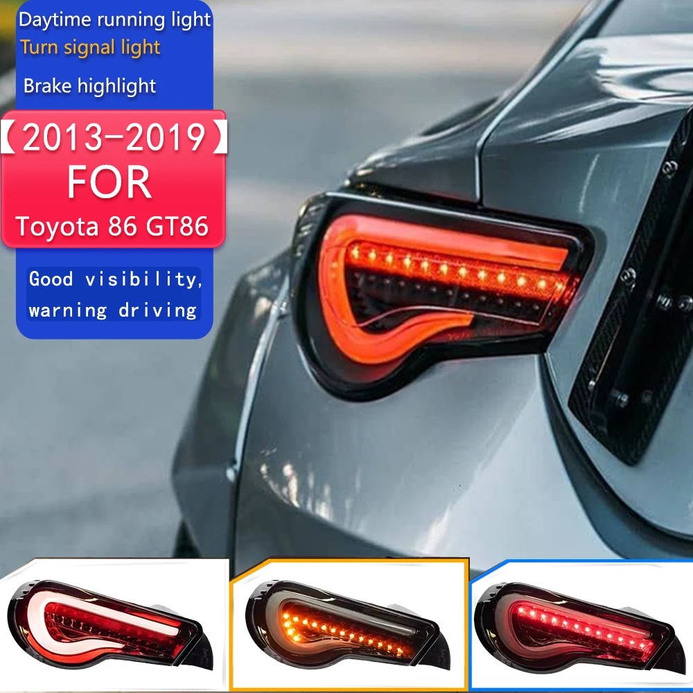 

Car Styling for Toyota GT86 LED Tail Light 2013 2014 2015 2016-2019 Subaru BRZ FT86 Rear Fog Brake Turn Signal Auto Accessories