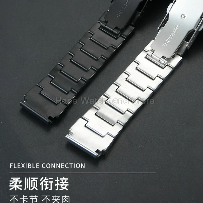 Correa de reloj de acero excelente, duradera, resistente al desgaste, experiencia de uso cómoda para Prospex Landmaster SRPD25 SKX779 SKX781 20mm