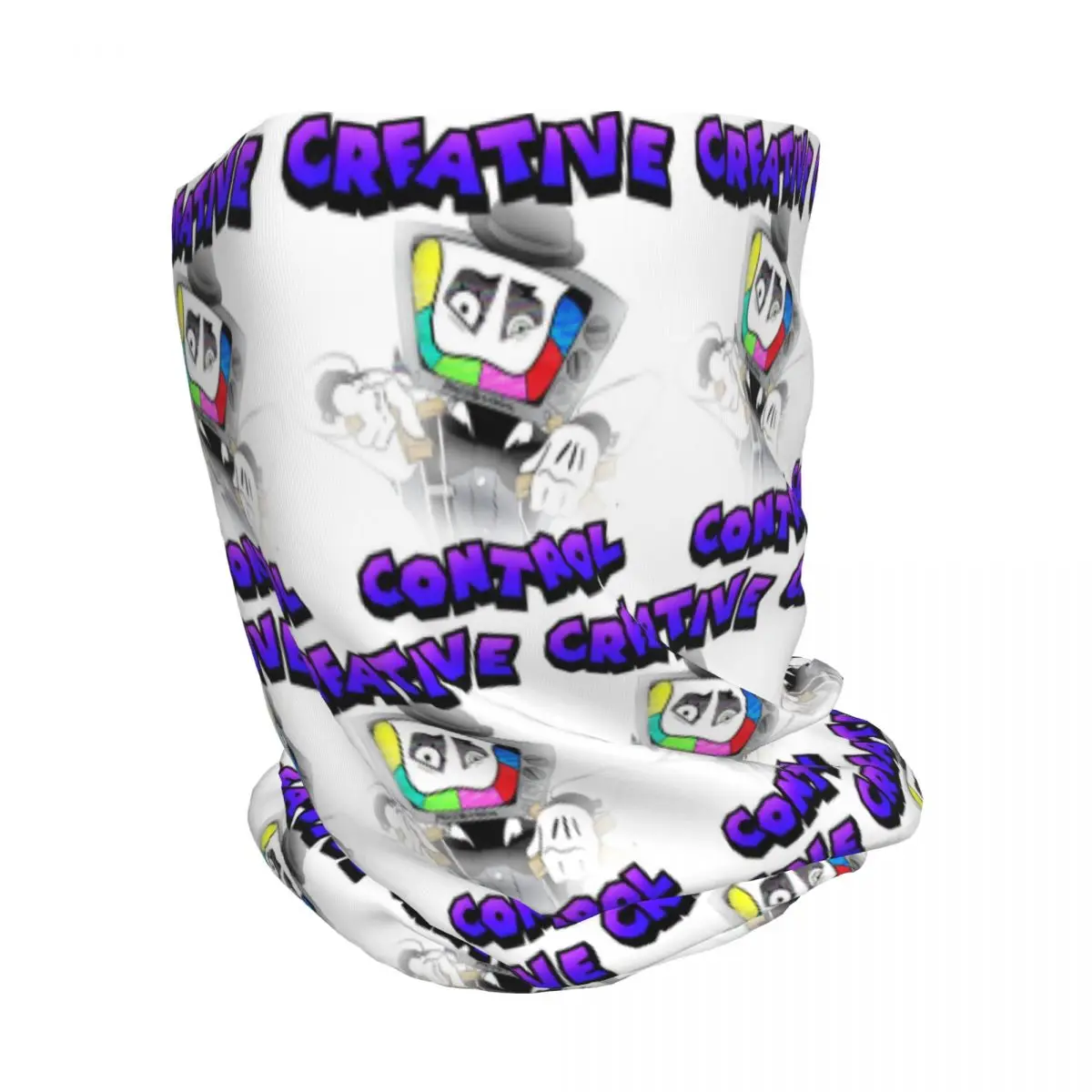 Creative Control Mr. Puzzles Transparent Version Bandana Neck Gaiter Mask Scarf Headband Beanies Hat for Men Women  All Season
