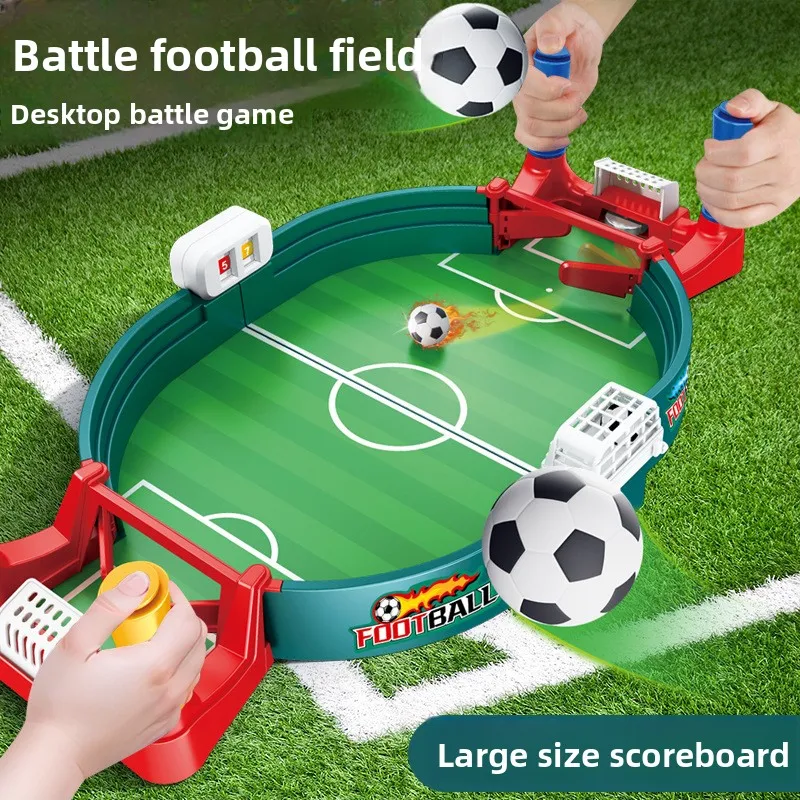 

Children's Foosball Table Two-Player Battle Board Game Parent-Child Interactive Educational Board Game Toy