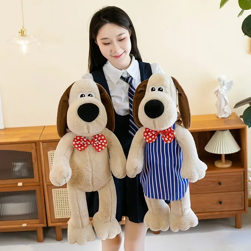 Große Größe 95 cm Gromit Plüsch Wallace Spielzeug Cartoon Hunde Anime Welpen Stoffpuppen Kawaii Room Decor Geburtstag Weihnachten Geschenk für Kinder