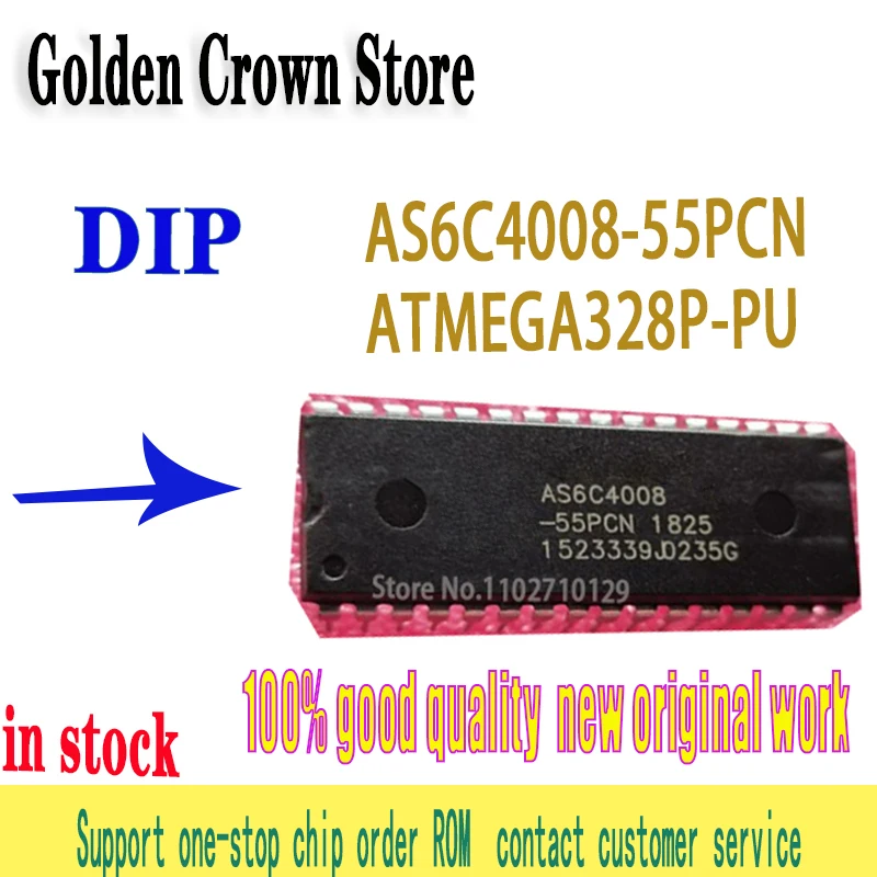 AS6C4008-55PCN 1PCS/lot AS6C4008 AS6C4008-55 DIP-28 ATMEGA328P-PU ATMEGA328-PU ATMEGA328P-U ATMEGA328P 328P-PU