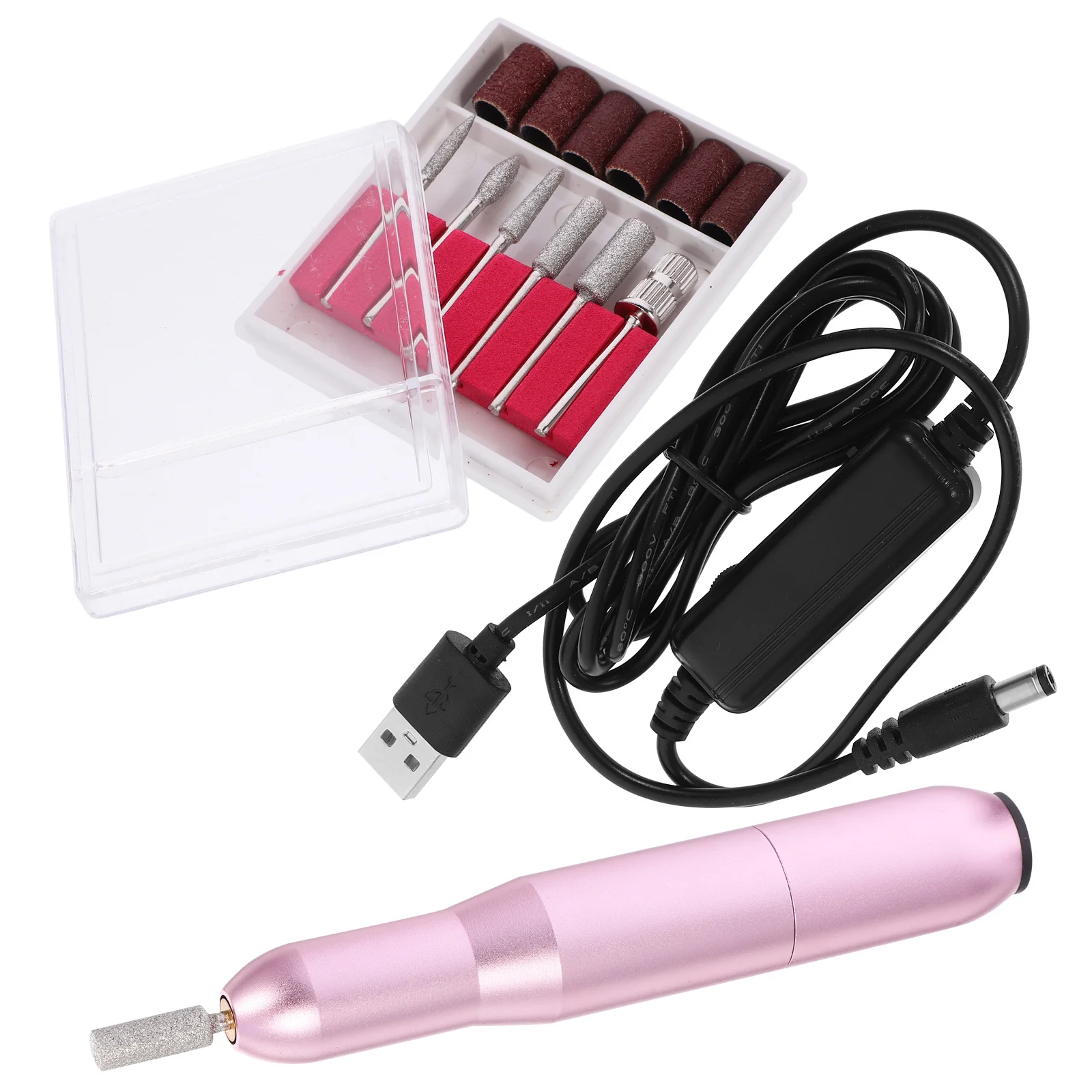 1 Set Grinding Machine Portable Electric Nail Drill For Manicure Pedicure Callus Removal Cordless Nail Tools Kit Professional