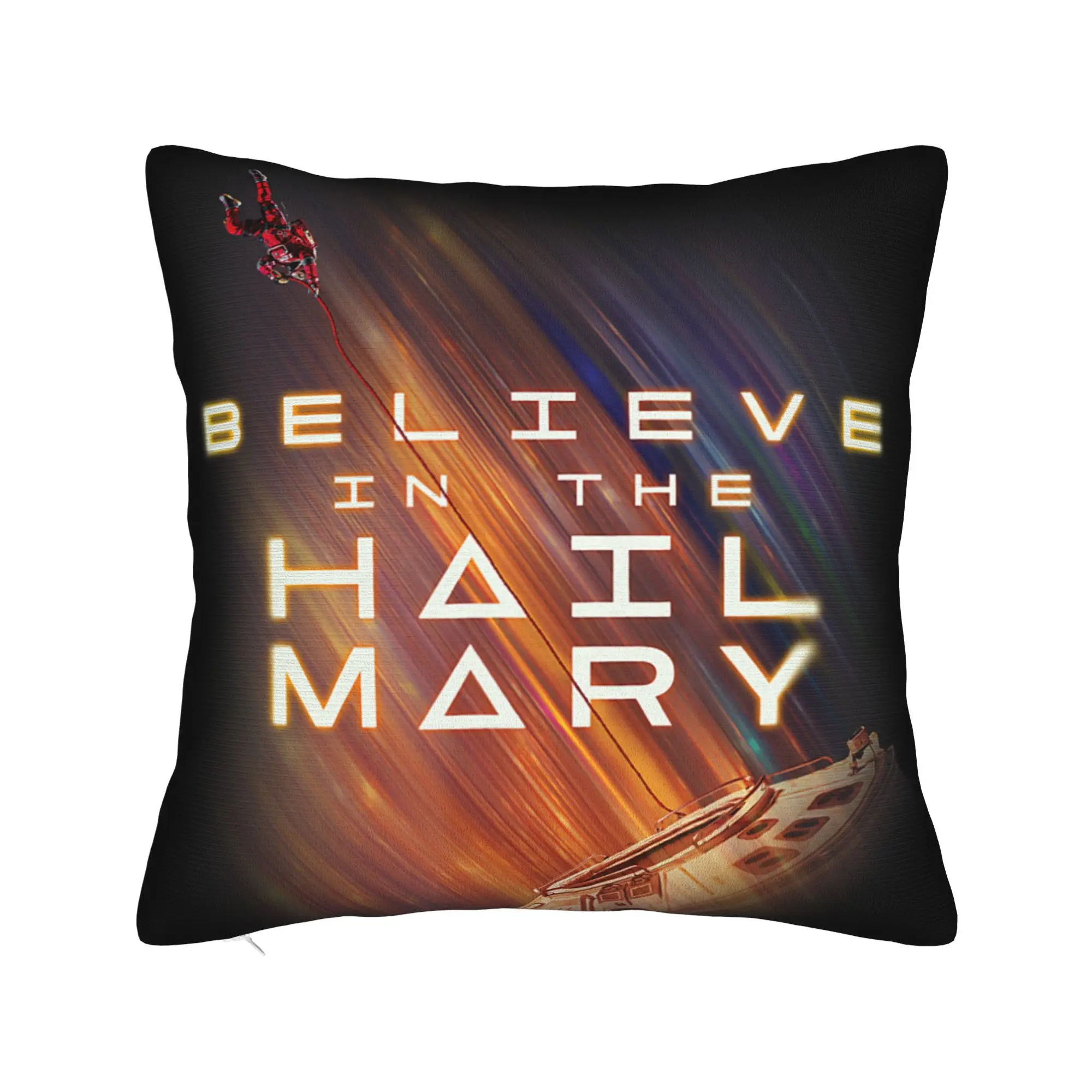 Believe In The Hail Mary Pillow Case  Soft Pillow Cover Kawaii Pillowcases For Living Room Chair