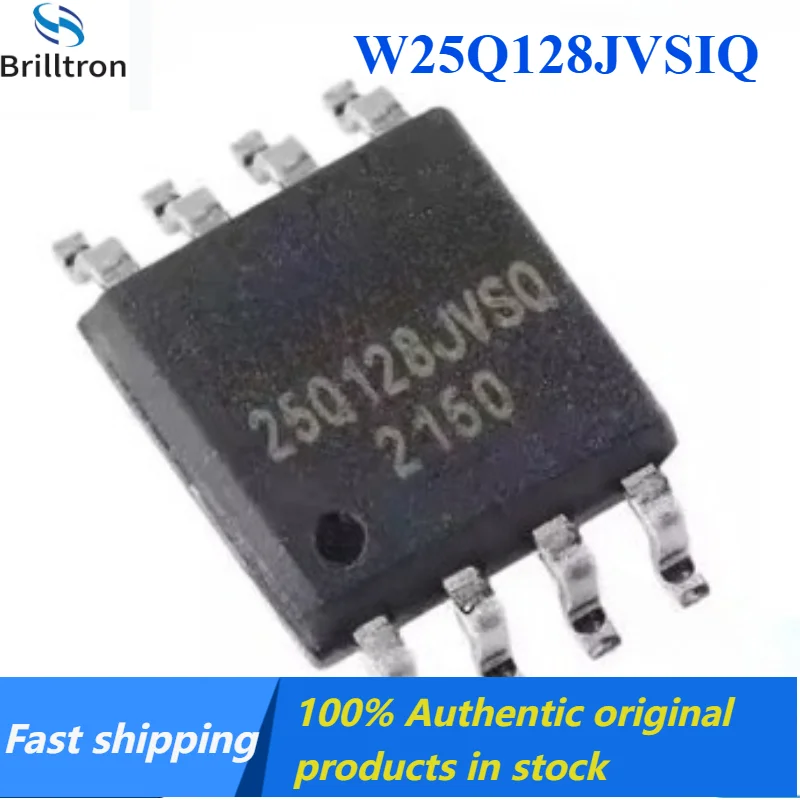 10-30PCS New W25Q128JVSIQ 25Q128JVSQ SOP-8 3V 128Mbit Serial Flash Memory Brand New Original in Stock Fast Shipping.