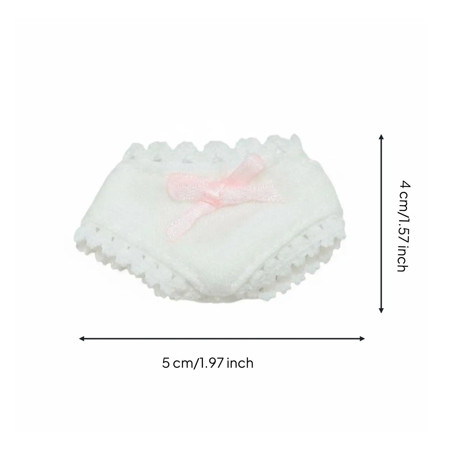 Doll Lace Underwear Cloth Briefs 14cm Mini Doll Panties Doll Clothing Accessory for 14 Cm Dolls