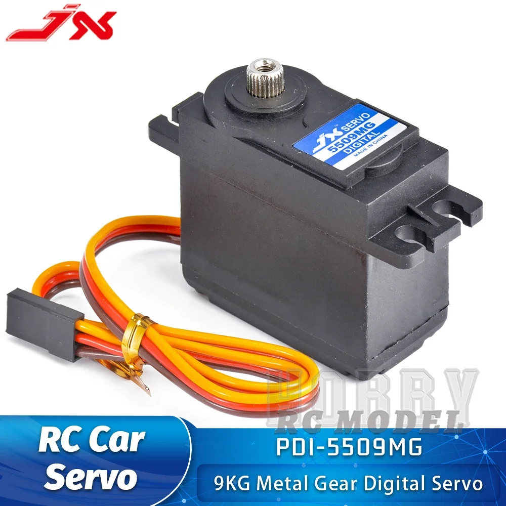 

JX PDI-5509MG 9KG High Speed Metal Gear Digital Servos for 1/10 1/8 RC Electric Remote Control Model Car Racing Parts