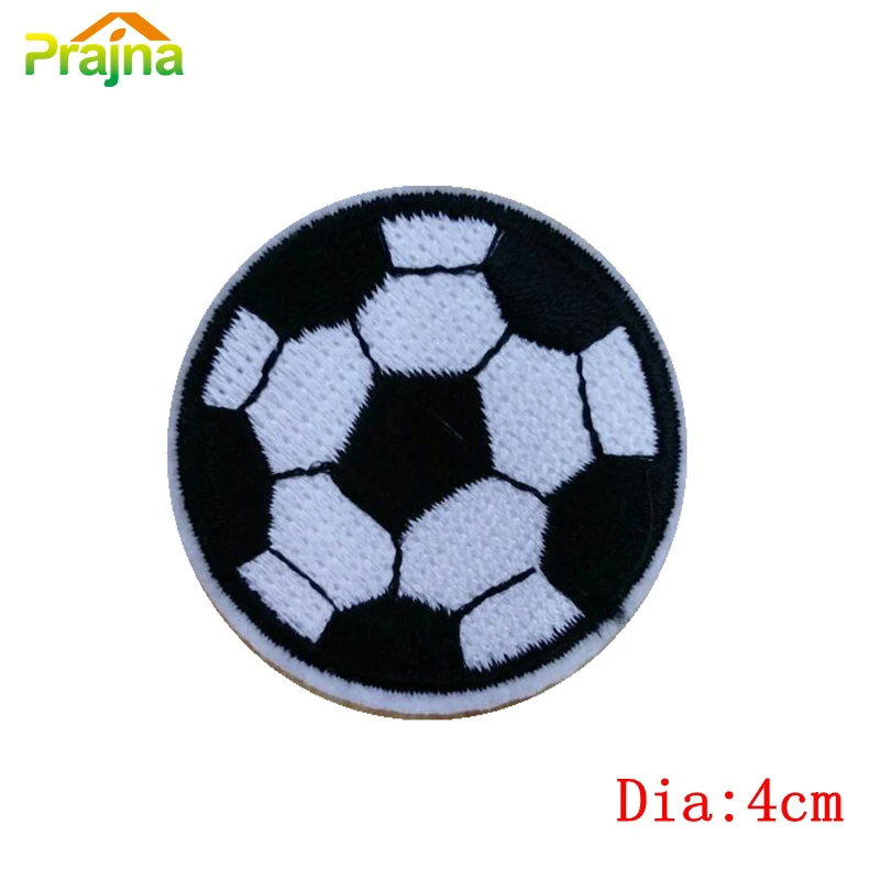 10PCS Wholesale Football Embroidered Patches On Clothes Sports Embroidery Patch Iron On Patches For Clothing Stickers Sew Badges