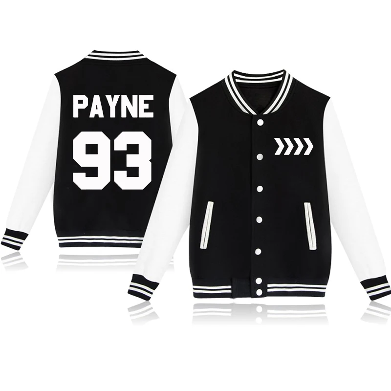 New Liam Payne Tribute Rap Payne 93 Baseball Jacket Coat Fashion Men Women Y2k Sweatshirt Tops Cool Hip Hop Harajuku Jackets