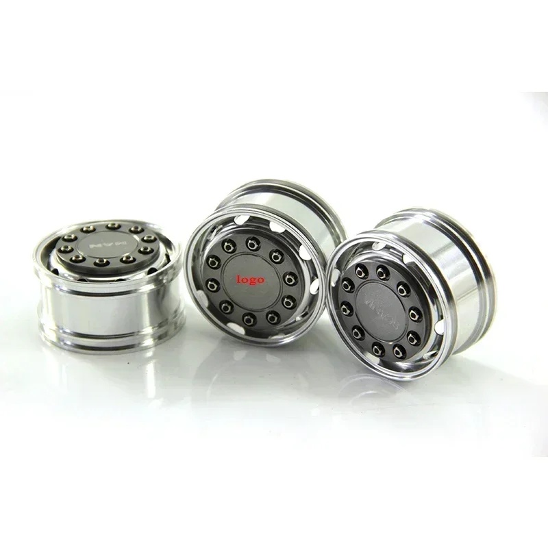 Metal Fronr Wheel Hub for 1/14 RC Tractor Truck Tipper Tamiya Scania 770S BENZ 3363 MAN