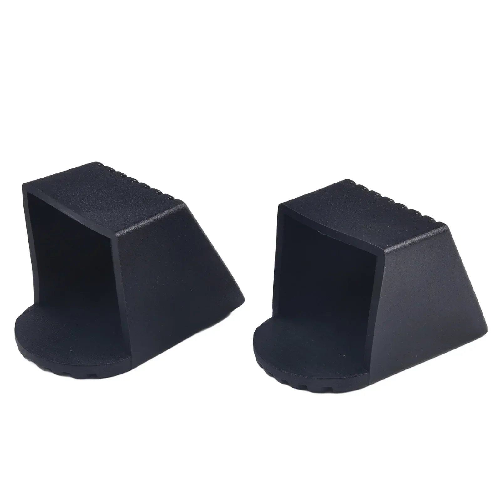 2Pcs Fitness Equipment Square End Cap Foot Cover Protectors Gym Accessories Plastic Square Tube Sleeve High-strength