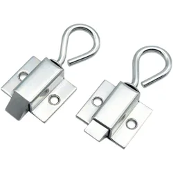 1PCS Carbon Steel Pull Ring Spring Door Bolt Latch Lock Window Gate Anti-theft Security Latch for Industrial Cabinet Hardware