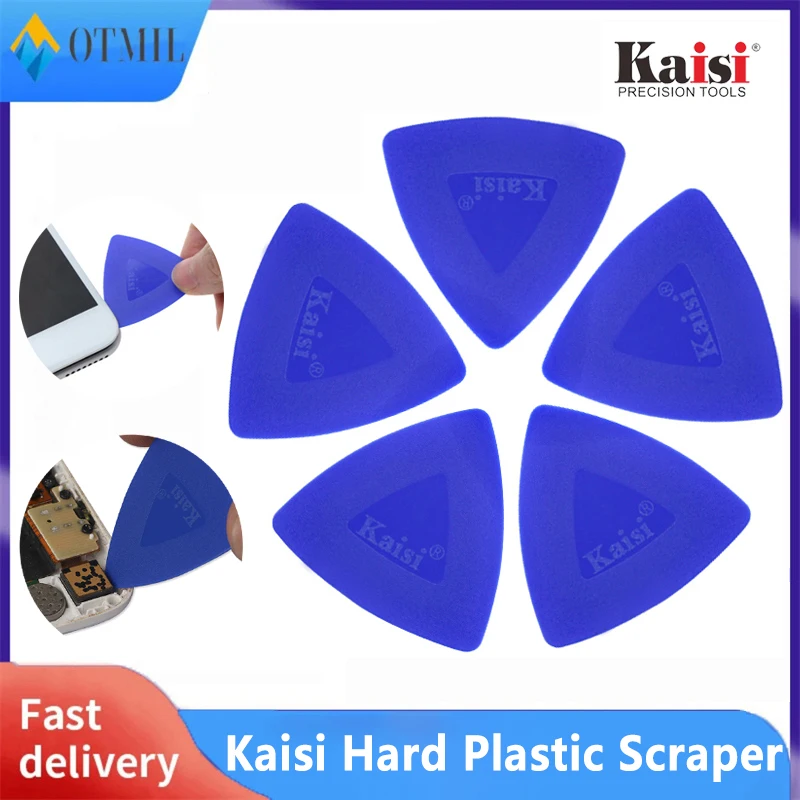 Kaisi 5PCS/10PCS Disassembly Hard Plastic Scraper Phone Screen Pry Opening Maintenance Tool For iPad Tablets Separate Repair Kit