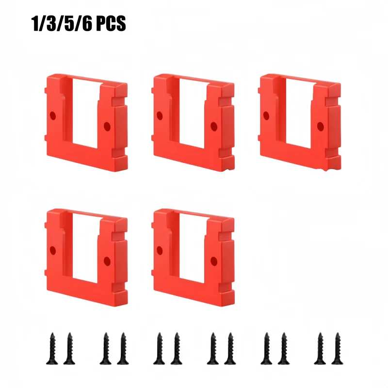 1/3/5/6PCS battery holder suitable for Einhell Power X-Change power tool bracket fixing accessories wall-mounted battery holder