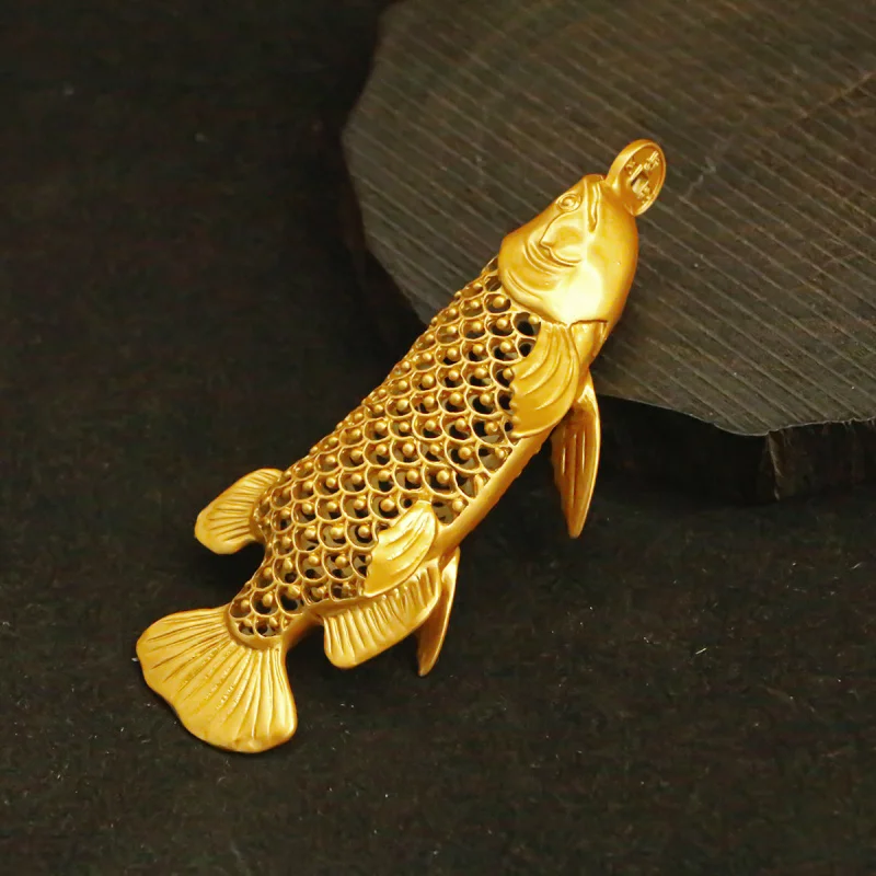 New Sand Gold Color Carp Lucky Golden Dragon Fish Ornament Home Office Desktop Decoration Opening
