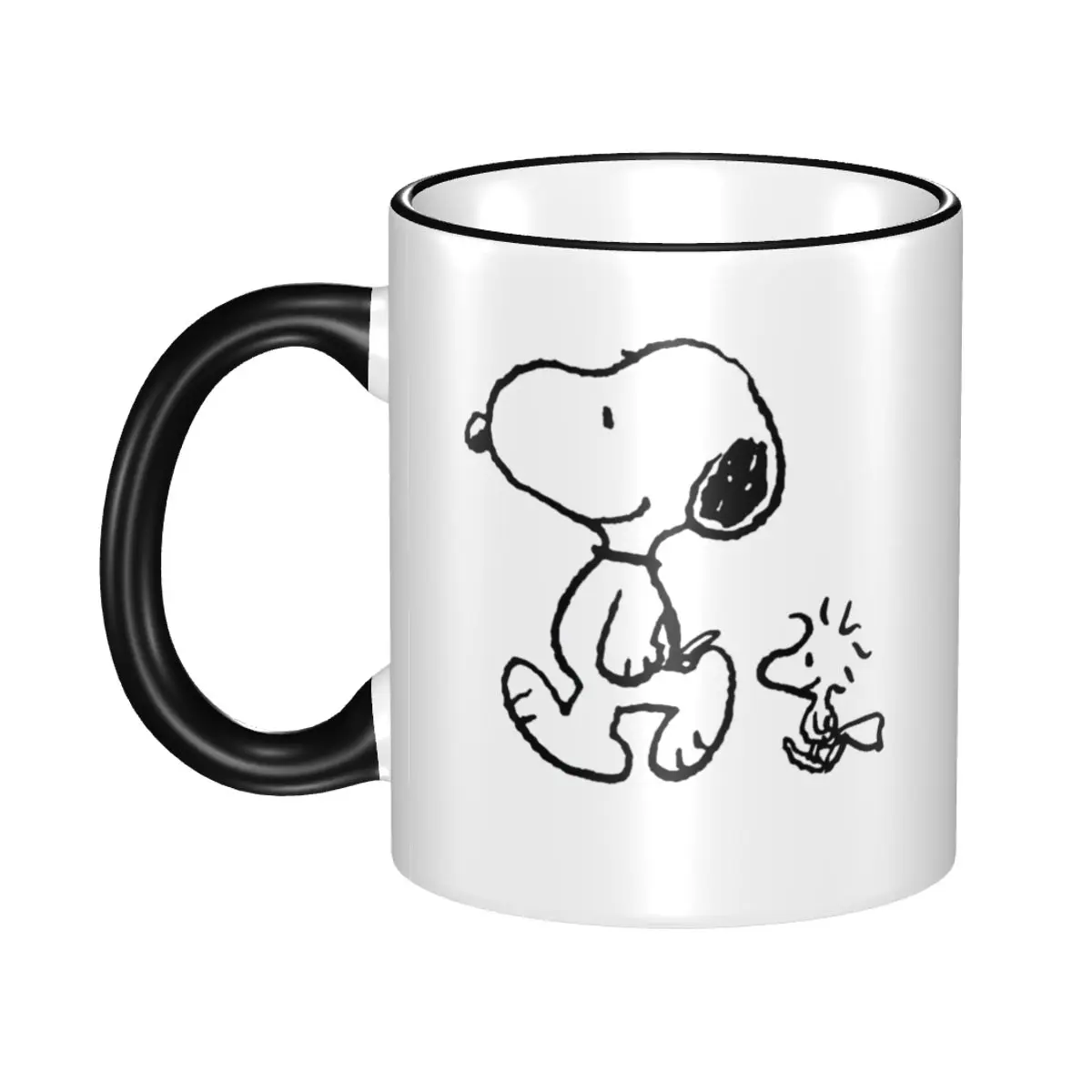 

Snoopys Woodstock Walk Mug Kawaii Tea Cup Gift For Friends