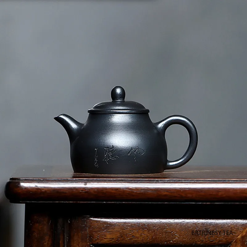 

150ml Chinese Yixing Handmade Purple Clay Teapot Tradition Hand-carved Tea Pot Household Beauty Tea Infuser Kettle Zisha Tea Set