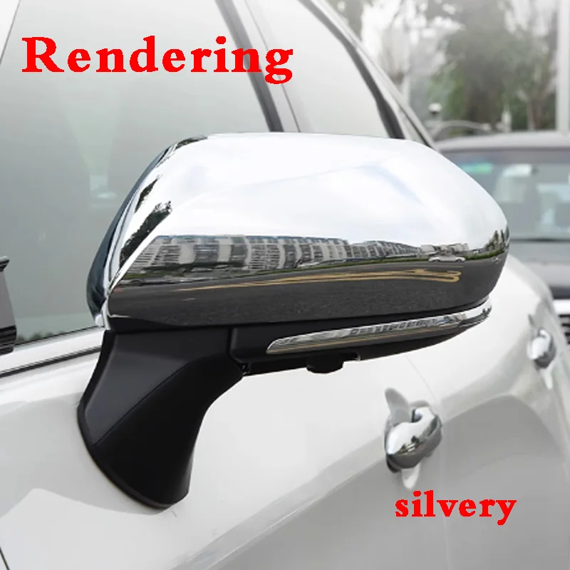 Suitable for Toyota Asia Dragon 2019 to 2023 Rearview mirror cover, carbon fiber ABS material, 2 pieces/set