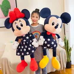 Stuffed Mickey&Minnie Mouse Doll Plush Toy Soft Star Mickey Minnie Dolls Cushion Pillow Birthday Wedding Gifts for Kids Children