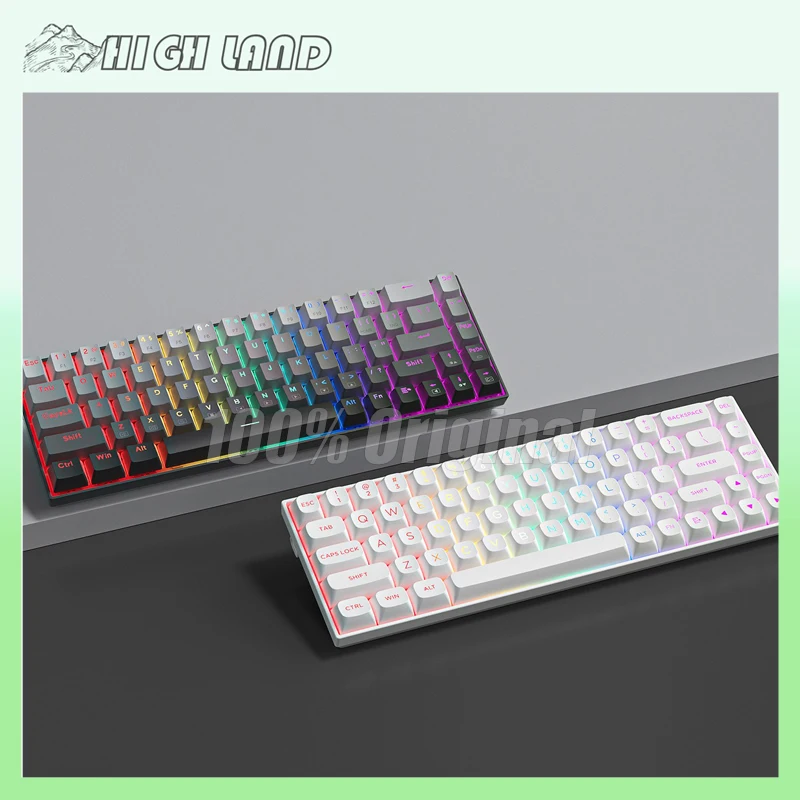 

Zifriend M68 Esports Keyboard Game Mechanical Keyboard Customized Low Latency RGB Backlight PBT Swich hot-swap Wired keyboard