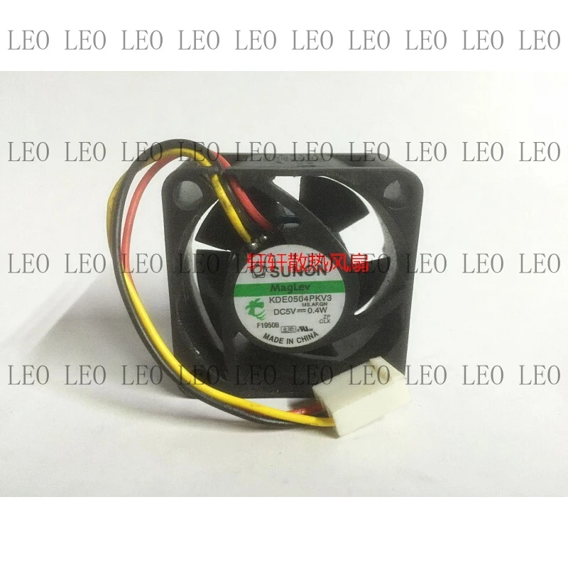SS  For SUNON KDE0504PKV3 4020 4CM 5V 0.4W maglev quiet fan