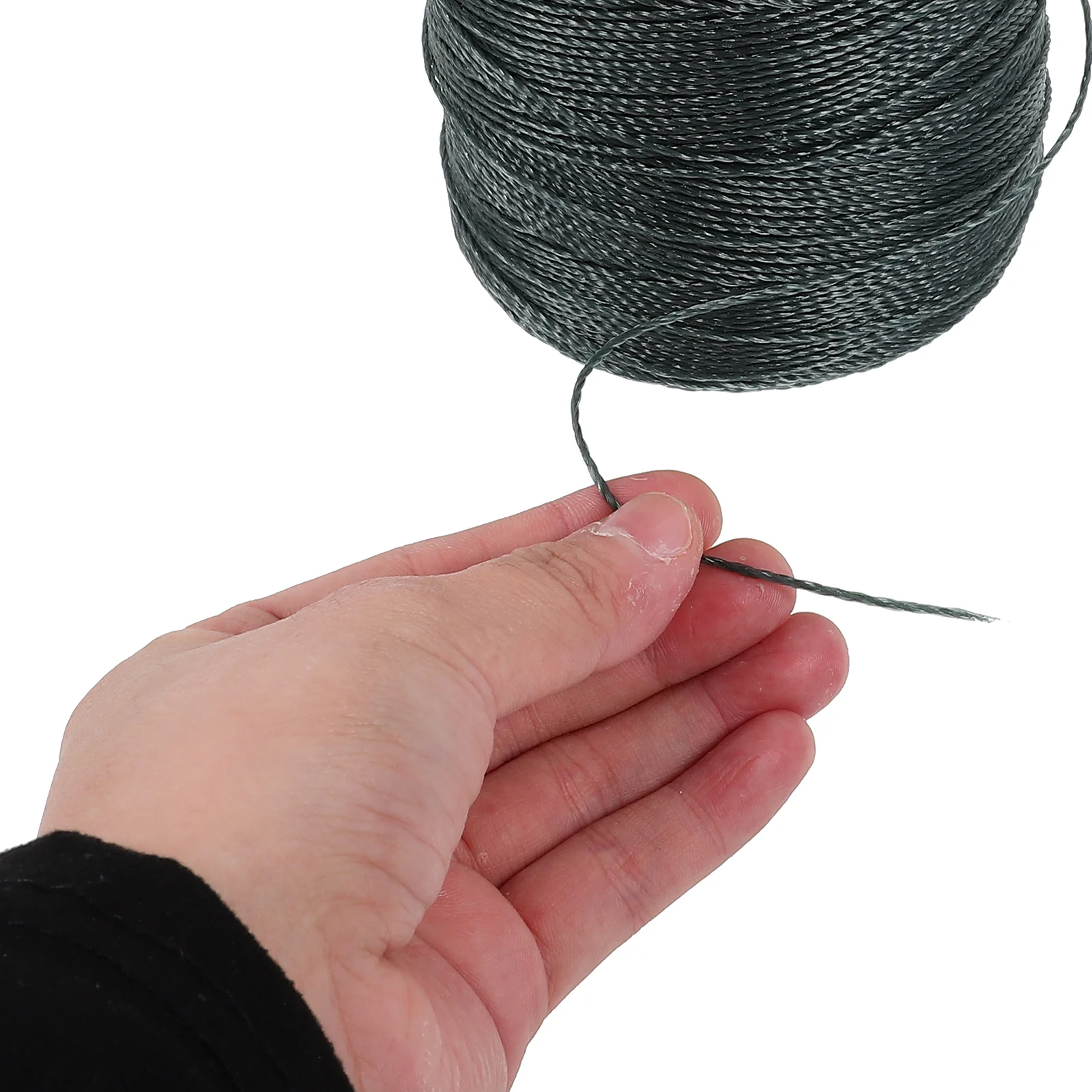 Linha de reparo de rede de pesca de fio de nylon Corda de juta de viagem Corda de macrame Correia trançada