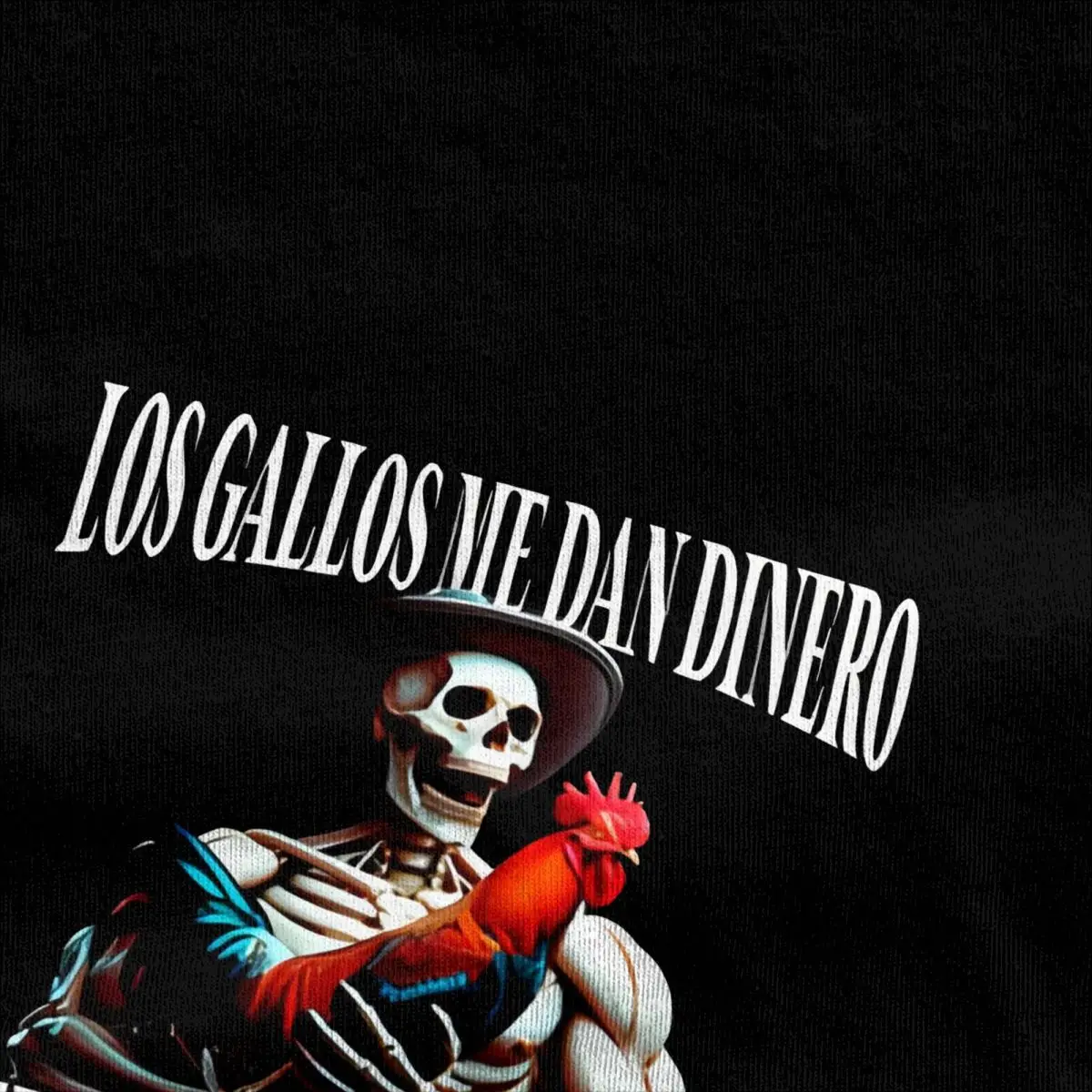 LOS GALLOS ME DAN DINERO Y EL GYM ME LO QUITA T Shirt Mens Awesome 100% Cotton T Shirts Crew Neck Fashion Tees Big Size Tops