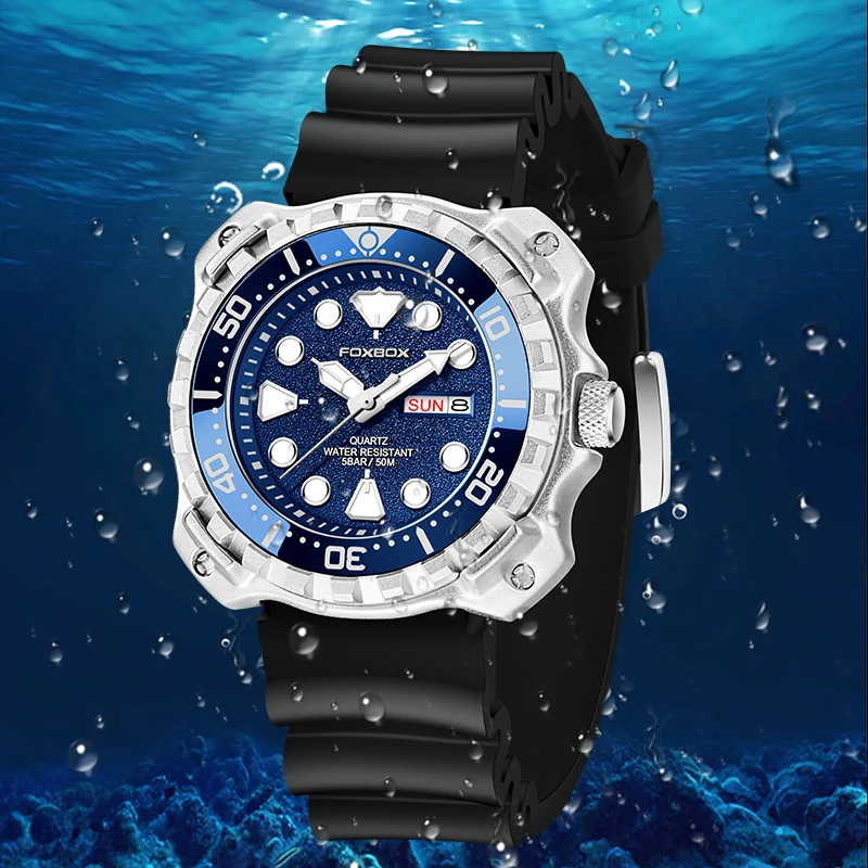 LIGE Luxury Casual Sport Quartz Watch for Men Military Fashion Man Watches 50M Waterproof Luminous Clocks Auto Date Reloj Hombre