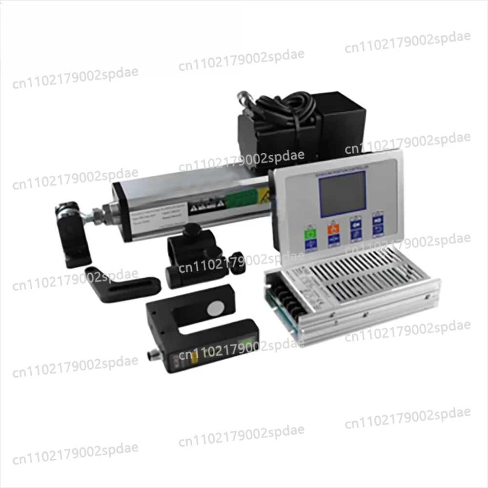 Edge Position Control Web Guide System with Ultrasonic Sensor and Servo Web Guide Controller EPC-A12 Push Force 1 Ton Stroke 80