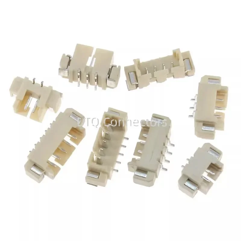 10PCS JST 1.25 1.25mm Connector SMD Vertical /Horizontal Type Socket 2P/3/4/5/6/7/8/9/10/11/12 Pin Wire-to-Board Receptacle Type