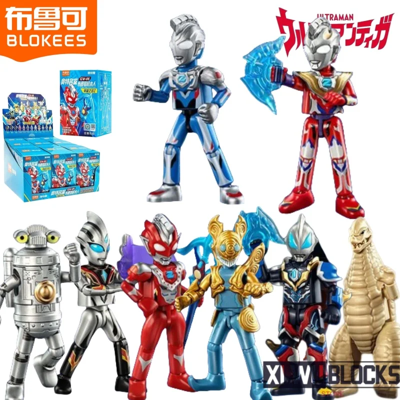 

BLOKEES Building Blocks Ultraman GALAXY VERSION 5 Movable Models Ultraman Zett Gamma Future Assembled Children's Gifts