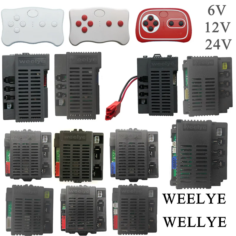 Weelee Wellye 6V 12V 24V RX19 RX37 23 RX18 Children Electric Ride on Car Remote Control Box Unit Receiver Controller Motherboard