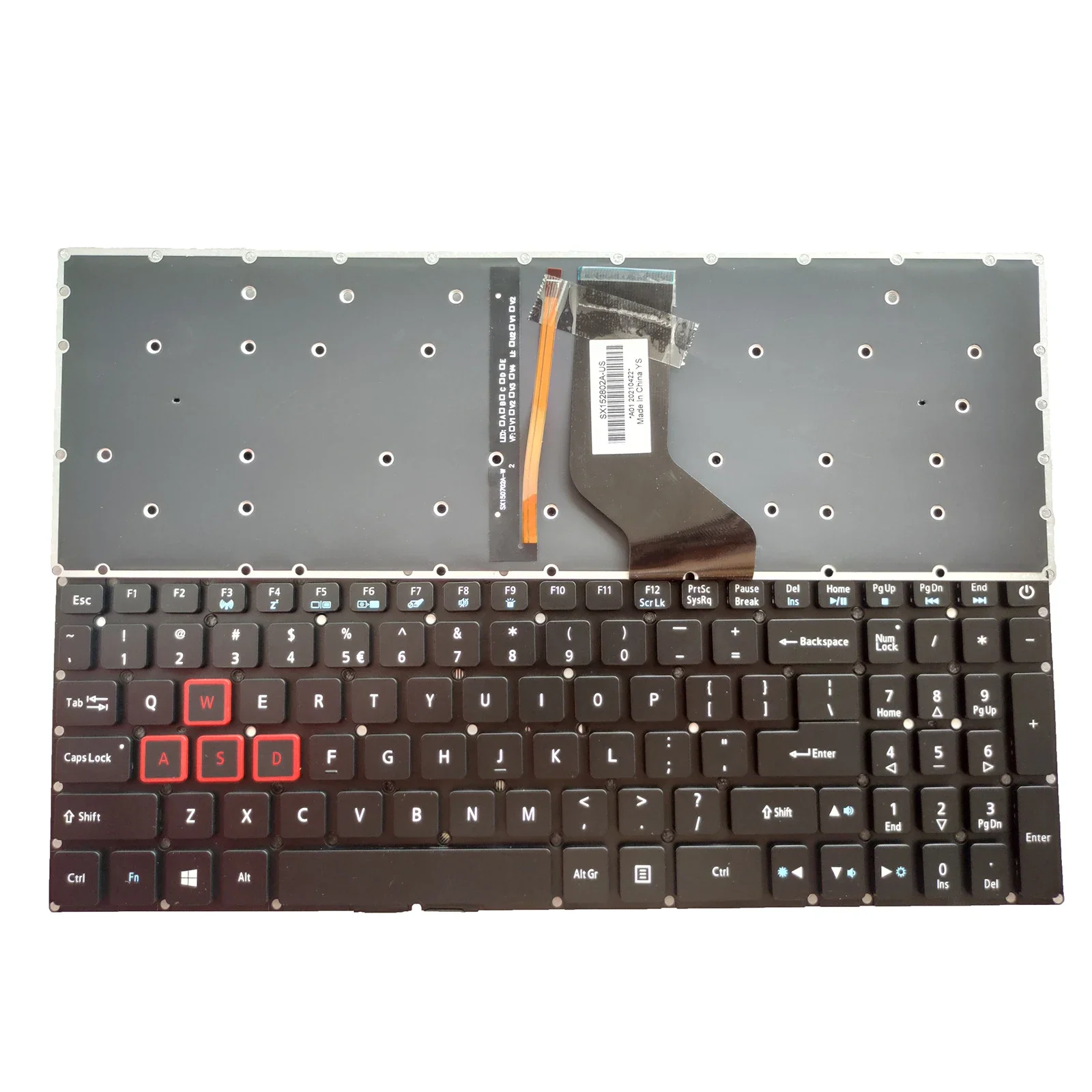 

Клавиатура ноутбука США для ACER V15 Nitro VN7-572 VN7-572G VN7-592 VN7-592G VN7-792G 6B.G6HN1.009(32pin) без указателя с подсветкой