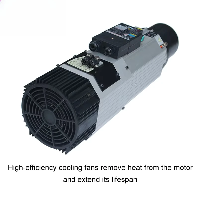 Jester Air-cooled Automatic Tool Changer Spindle 9.0KW  with ISO30 Hilt and 12000~24000rpm Speed for Engraving Machines