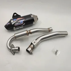 CRF250 CRF150 CRF230 Motorcycle Exhaust System Header Front Link Pipe Escape Moto Muffler for Honda CRF150F CRF230F 2003-2016