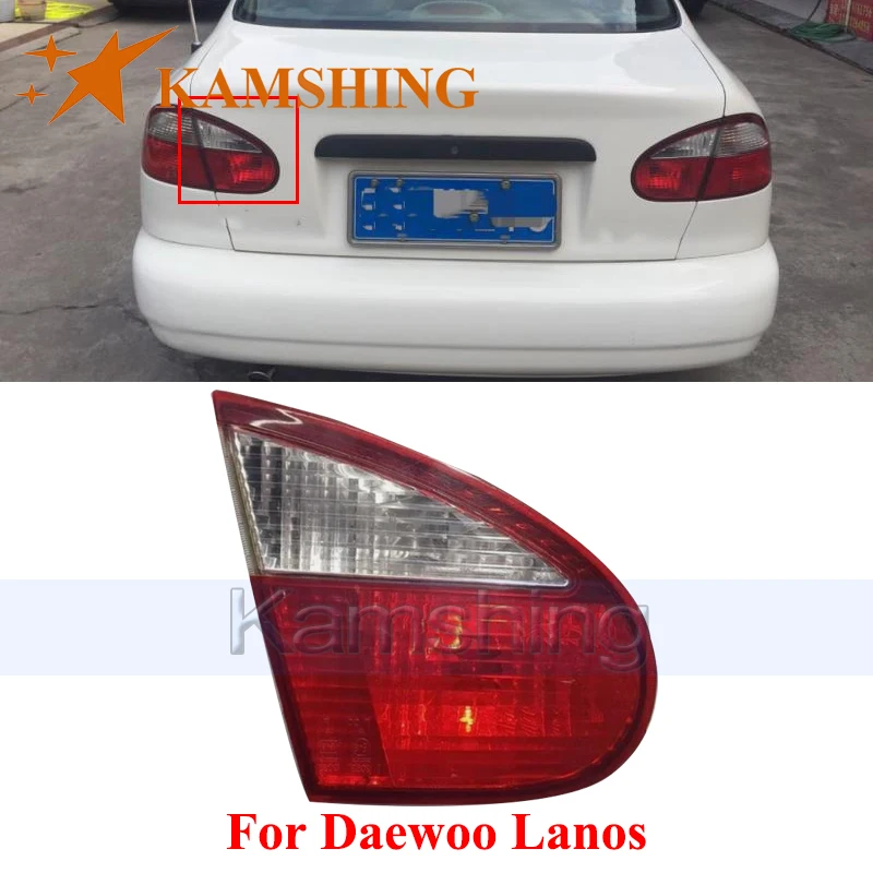 CAPQX Rear Bumper Taillight For Daewoo Lanos Inner Taillamp Tail Lamp Rear Brake Light Stop Lamp Signal Light