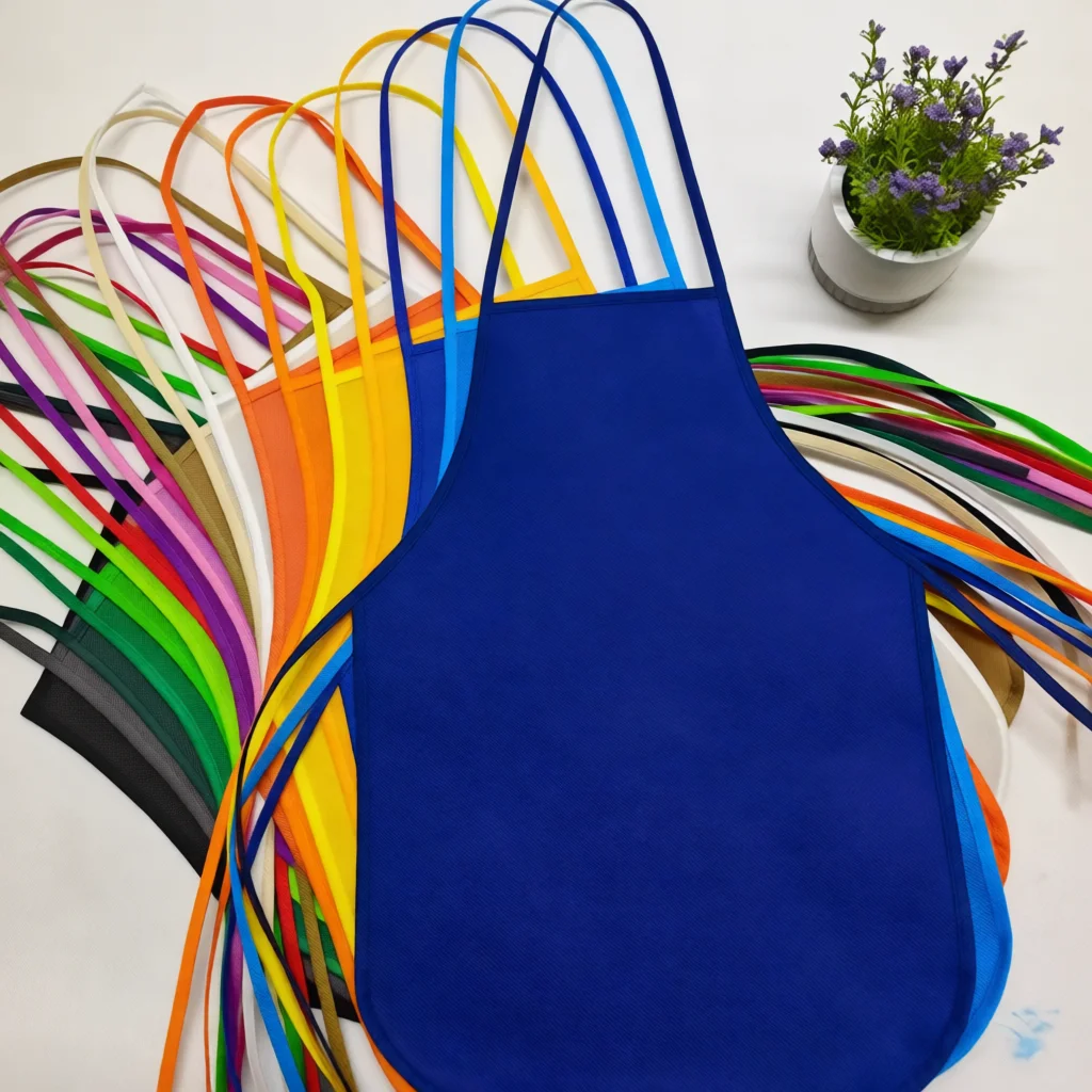 Waterproof Kids Art Smock Disposable Painting Apron Protective Bibs Lightweight Non Woven Gear For Children Craft Workshop