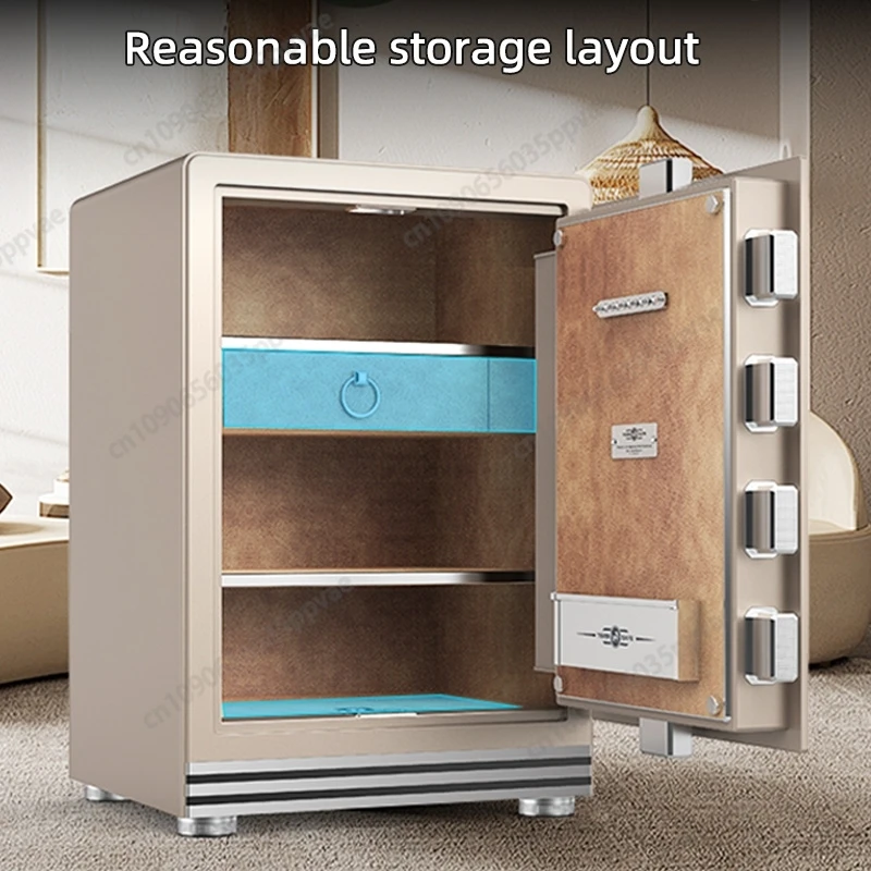 ترقية 2025 معتمدة من CSP آمنة مع التحكم WiFi ببصمة الإصبع متوفرة في ارتفاع 30 45 60 70 80 سم لأمن المنزل بجانب السرير #3