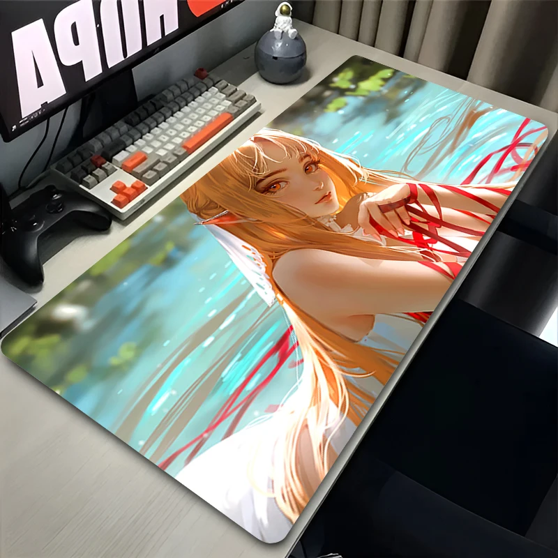 Mouse Pad S-sword Art Online Mouse Pad Gamer Mousepads Gaming Mousepad Large Keyboard Mat Desk Pad For Computer Laptop Mouse Pad