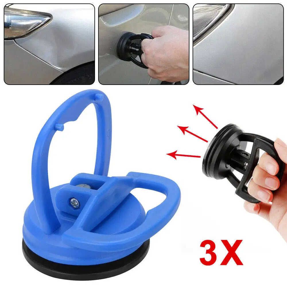 3PCS Car Body Dent Ding Remover Repair Puller Sucker Panel Suction Cup Tools Car Body Paint Dent Repair Tool Auto Accessories