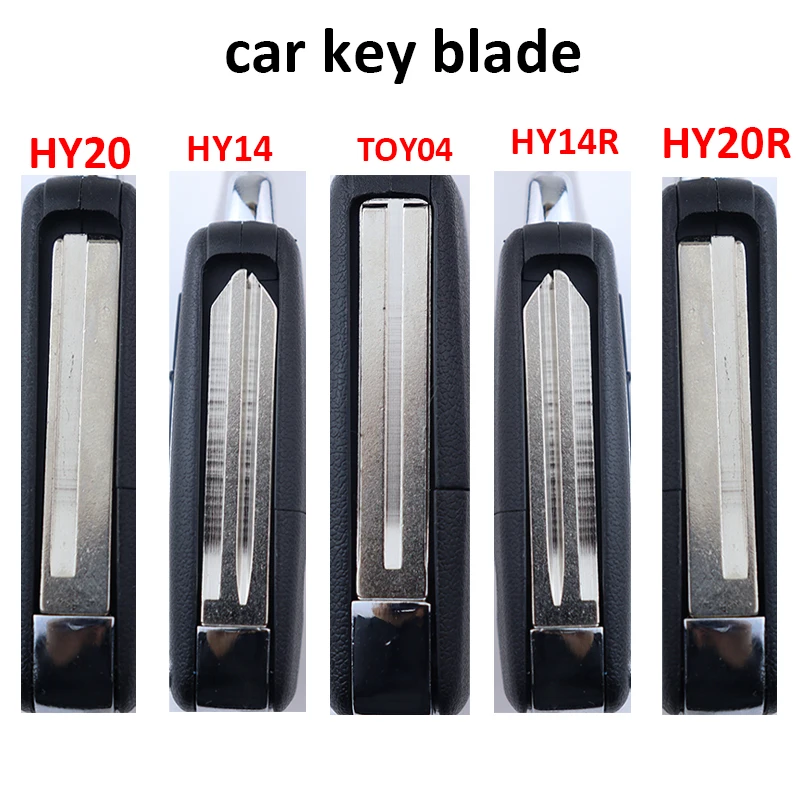 34 Botton Car Key Fob Case Shell Housing for Hyundai Accent Ix35 IX45 I30 Solaris Tucson I20 Santa Fe I45 I40 HB20 ELANTRA Verna