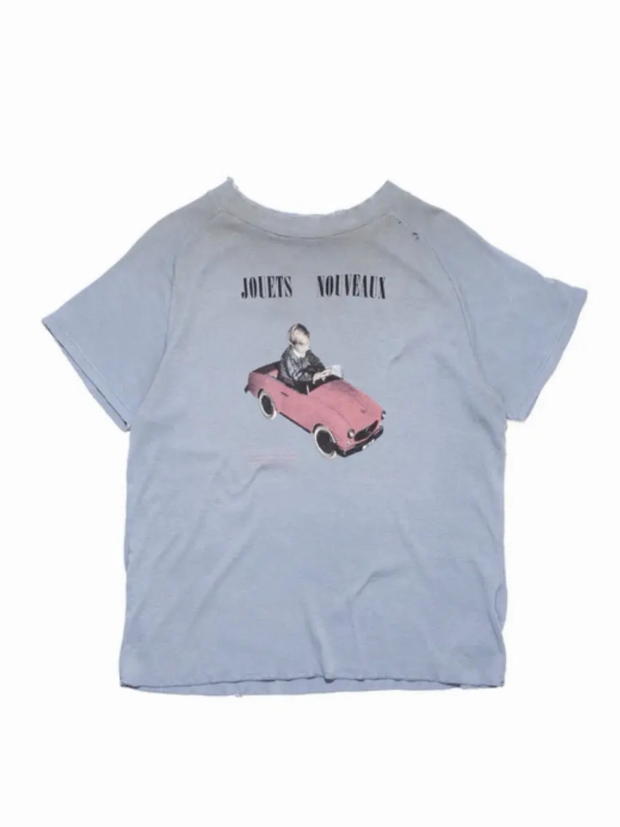 

ER/D 26SS New Toys Washing Water Old Shoulder Short Sleeve T-Shirt