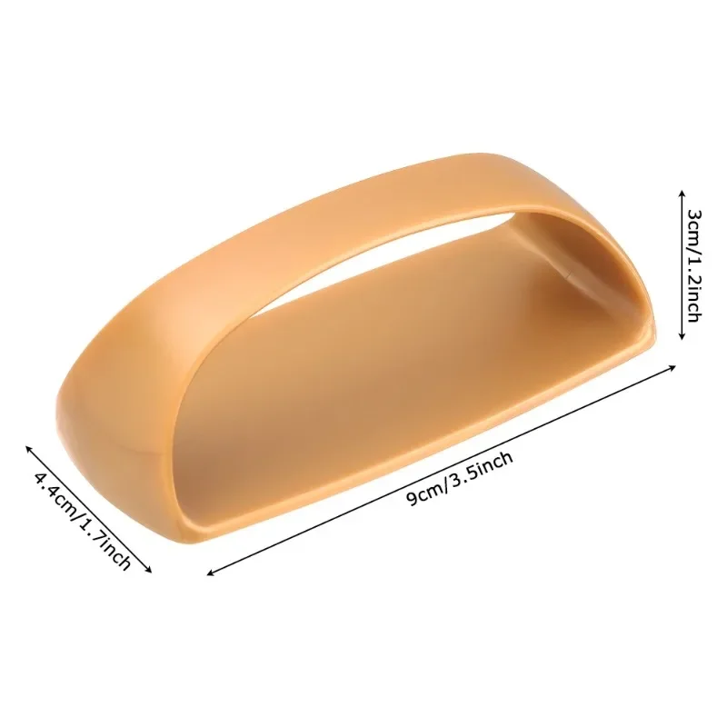 2Pcs Door Knob Drawer Cupboard Cabinet Wardrobe Handles Replacement Handle Punch-free High Elasticity Self Adhesive ABS Handle