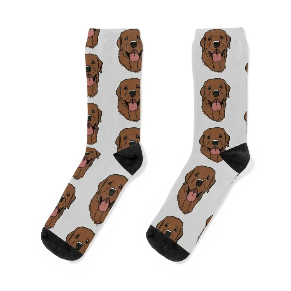 

A Happy Fox Red Lab Socks Ретро Чулки Компрессионные носки на заказ для мужчин и женщин