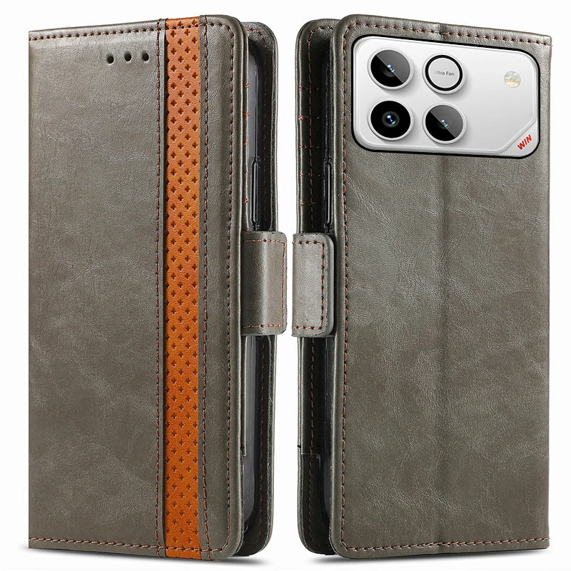 

Flip Spliced retro leather card Slot Wallet Cover For Honor Win RT AAK-AN00 AAP-AN00 RFID Magnetic button shockproof phone Case
