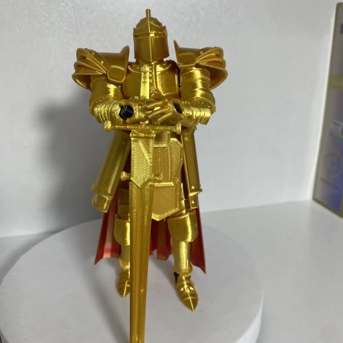 3D Printed Medieval Knight Multi-articular Moving Model Toy (finished Product Shipped)