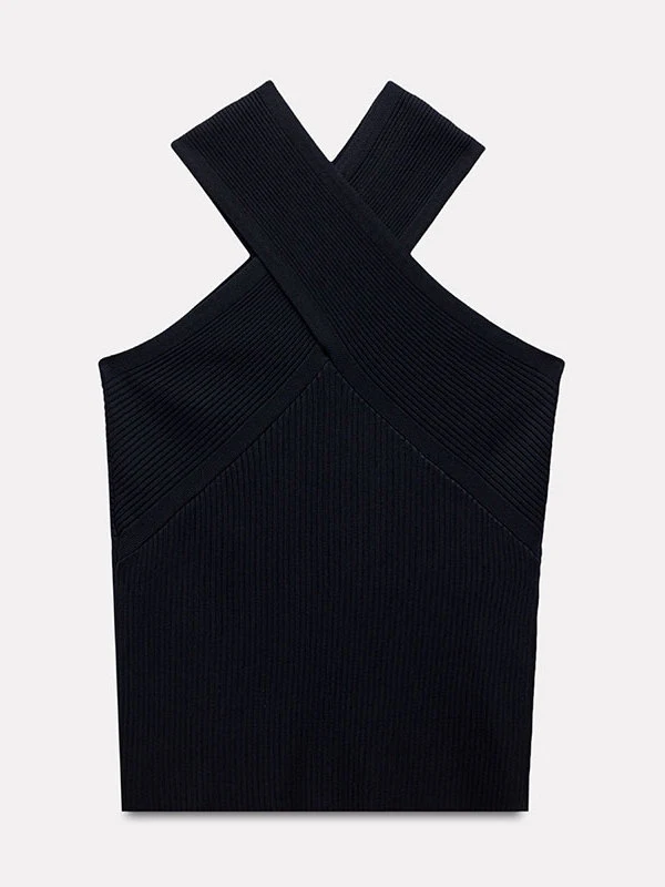 Crossbody محبوك حزام سترة المرأة الصيف سليم صالح Svel الراقية oulder Baring ort ملابس خارجية عادية